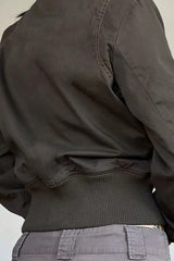 Vintage Pockets Bomber Jacket
