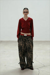 Vintage Embroidered Knit Cardigan