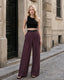 Chic High Waist Pleated Wide Pants