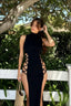 DressBetty - Women Black Elegant Sleeveless Bandage Dress
