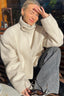 Faux Shearling Stand Collar Cropped Coat