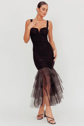 Panel Detail Bodycon Slip Dress