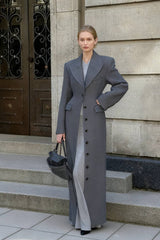 Single-Breasted Wool Coat