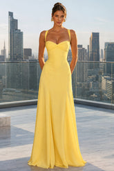 Solid Low Cut Strappy Cross Back Party Dress