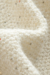 Casual Round Neck Knit Cardigan