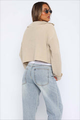 Zip Neck Knit Sweater