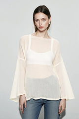 Lightweight Hollow Knit Sweater