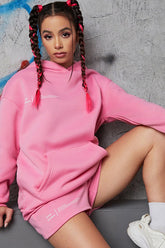 Pullover Hoodie Shorts Activewear Set