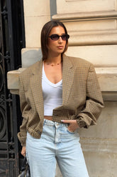 Timeless Plaid Relaxed Fit Blazer