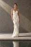 Lace Ruffle Spaghetti Strap Maxi Dress