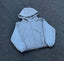 Retro Letter Embroidered Zip Hoodie