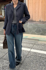 Slim Wool Coat Blazer