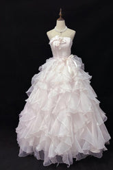 Blush Chiffon Fairy Gown Prom Dress