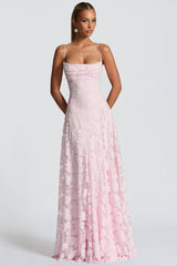 Sexy Backless Chiffon Maxi Dress