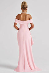 Wrap Drape Midi Prom Dress