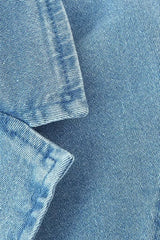 Sexy Slim Fit Button-Up Denim Dress