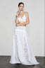 Vintage Lace Patchwork Bow Vacation Skirt
