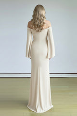 Strapless Column Gown Prom Dress