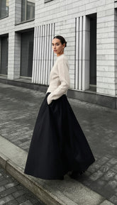 Half Zip Graceful Fuzzy Sweater