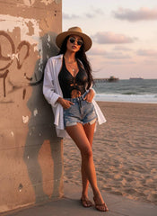 Black Snake Print Criss Cross One Piece
