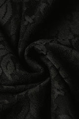 Sexy Irregular Hem Mini Lace Dress