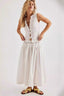 Cutout Lace Patchwork Boho Skirt Set