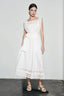 Linen Embroidered Tank Vacation Dress