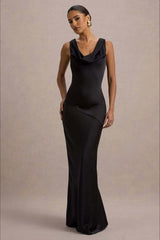 Fishtail Satin Silk Dress