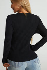 Fall/Winter Asymmetrical Knit Sweater