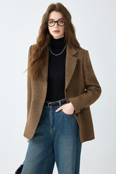 Vintage Inspired Heavy Wool Blazer