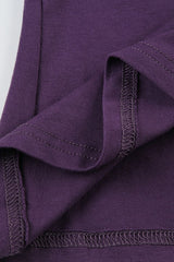 Essential Fitted Solid Plunging V Neck T-Shirt