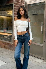 Folded Strapless Graceful Mini Dress