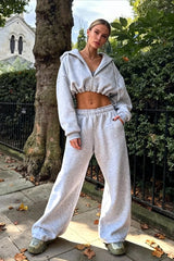Two-piece Streetwear Loose Sweater Suit