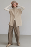 Dual Zip Turtleneck Knit Top