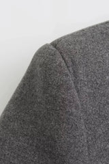 Oversized V-Neck Padded Blazer