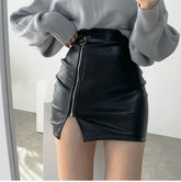 DressBetty - Black Mini Package Hip Pencil Skirt