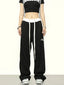 Hippie Y2K Gray Jogger Sports Kpop Harajuku Streetwear Patchwork Pant