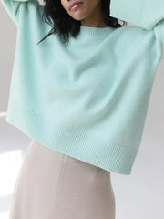 Oversized Loose Casual Autumn Winter Warm Thick Knit Sweater