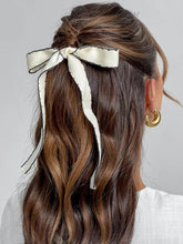 Long Tassel Streamer Elastic Ribbon Bowknot Hair Accessory For Christmas Accessories-L