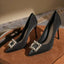 Casual Fashion Pearl Wedding Square Rhinestone High Heel