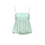Sheer Strapless Panel Cami Crop Top