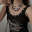 Long Pearl Layered Choker Necklace