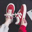 Outdoor Runners Jogging Sneaker Women Canvas Casual Walking Shoes Autumn Fashion Flat Without Heel Spring Girls Tennis Trainers