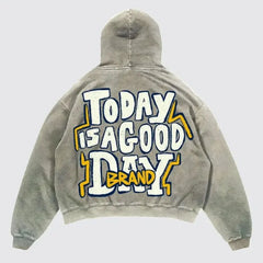 Harajuku Graphic Pullover Hoodie