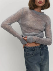 Letter Bodycon Knit Top