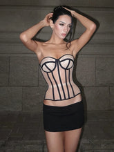 Fishbone Skinny Bandeau Elegant Strapless