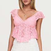 Lace Slim Fit Crop Top