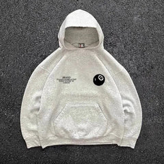 Graphic Print Oversized Hoodie