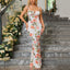 V Neck Vintage Holiday Floral Dress