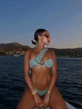 High Waist Bandage High Leg Bikini Sets